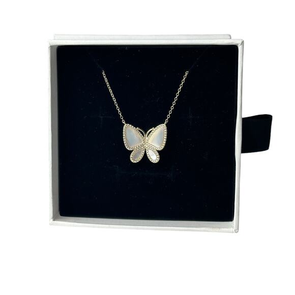 Mariah Butterfly Pendant Necklace Perfect Gift for Her - Picture 3 of 7